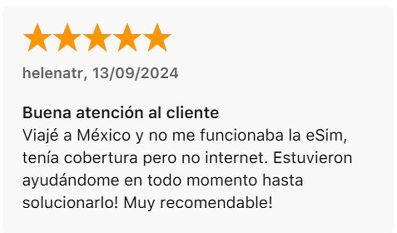 Opiniones Holafly en Apple Store