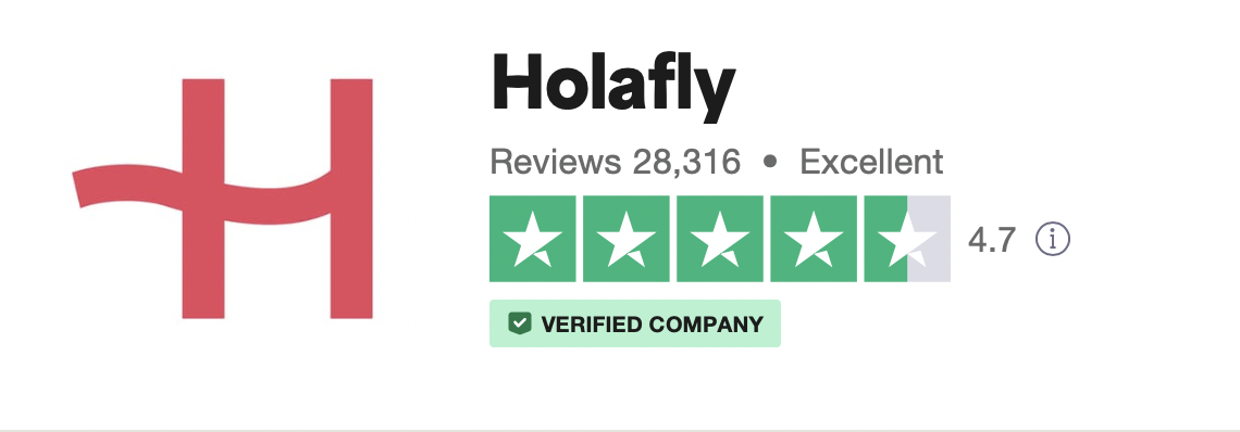 Opiniones Holafly en Truspilot