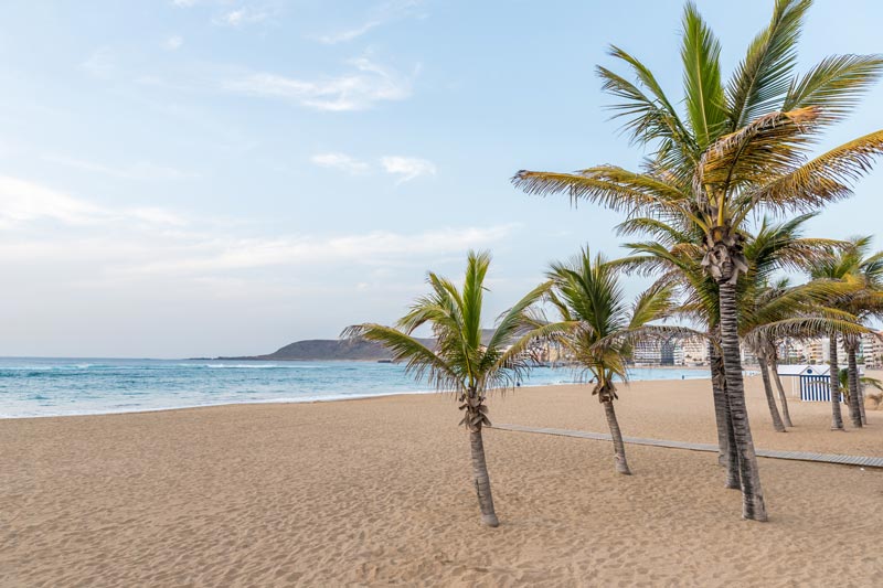 Playa de las Canteras en Gran Canaria