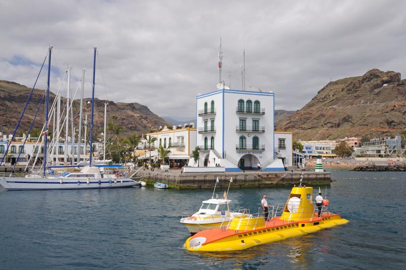 Subirte a un submarino en Gran Canaria