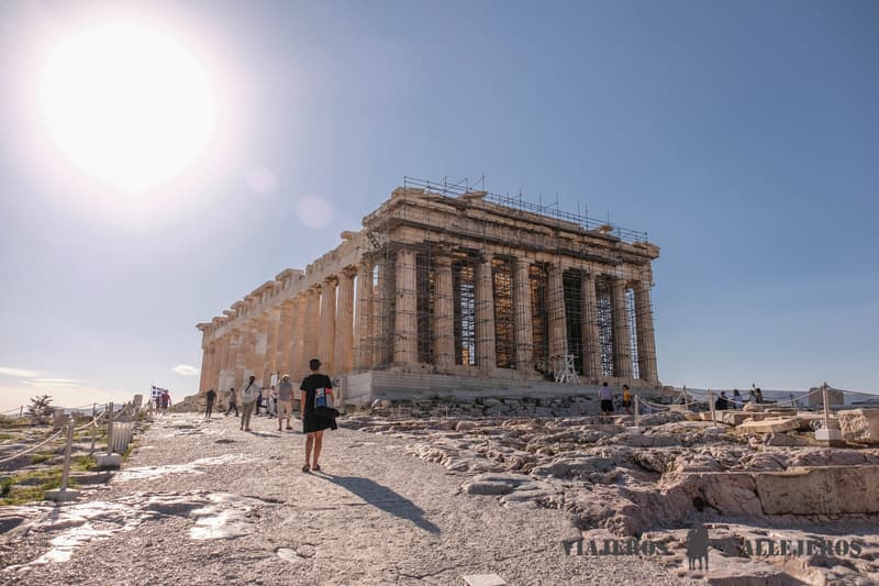 Acrópolis en la ruta por Atenas en 4 días