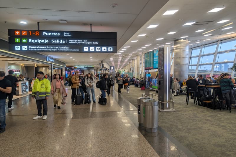 Aeropuerto de Buenos Aires en los consejos para viajar a Argentina