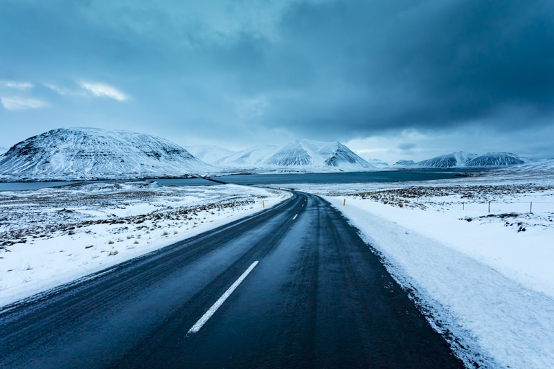 conducir Islandia hielo