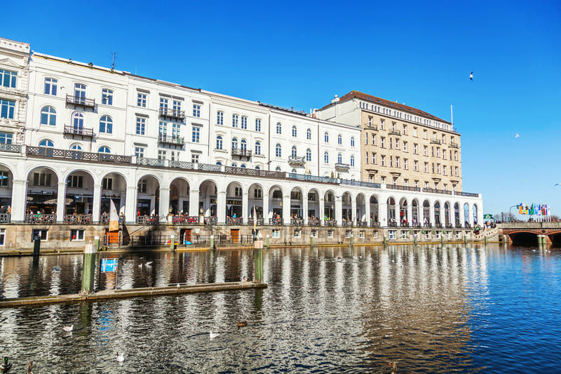 alster arcade que visitar en hamburgo