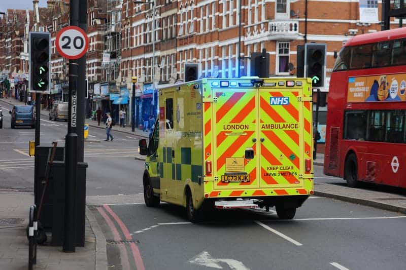 Ambulancia en Londres