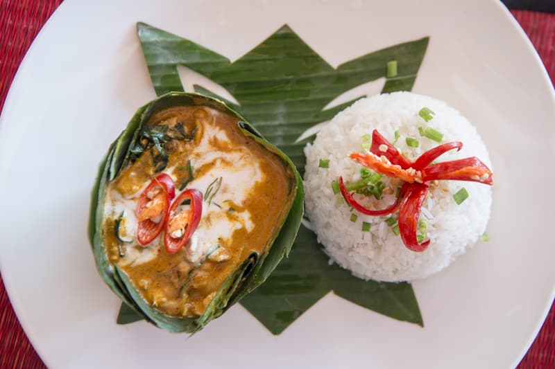 Amok en los restaurants donde comer en Koh Rong