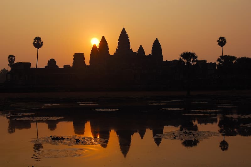 Amanecer en Angkor Wat
