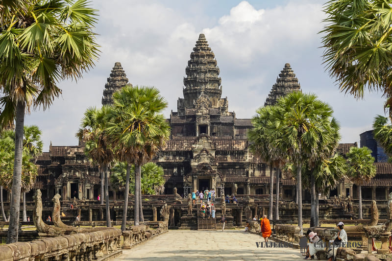 Angkor Wat, uno de los templos de Angkor más conocidos