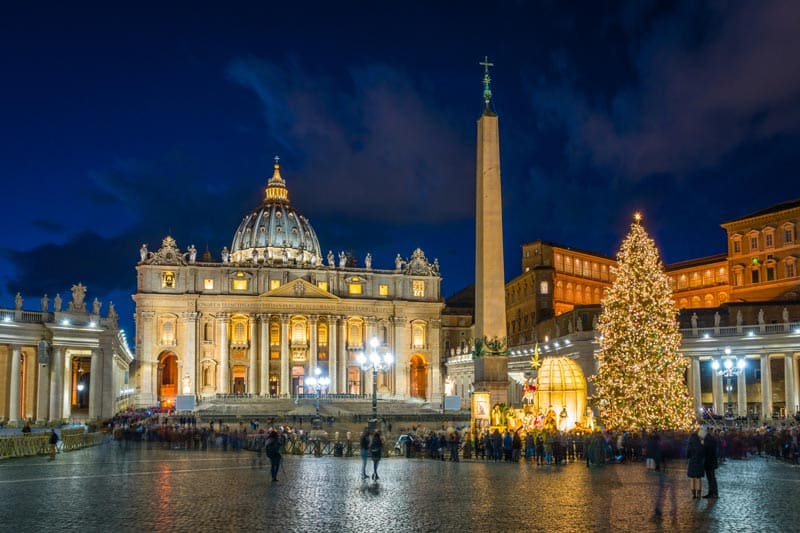 Árbol de Navidad en Roma