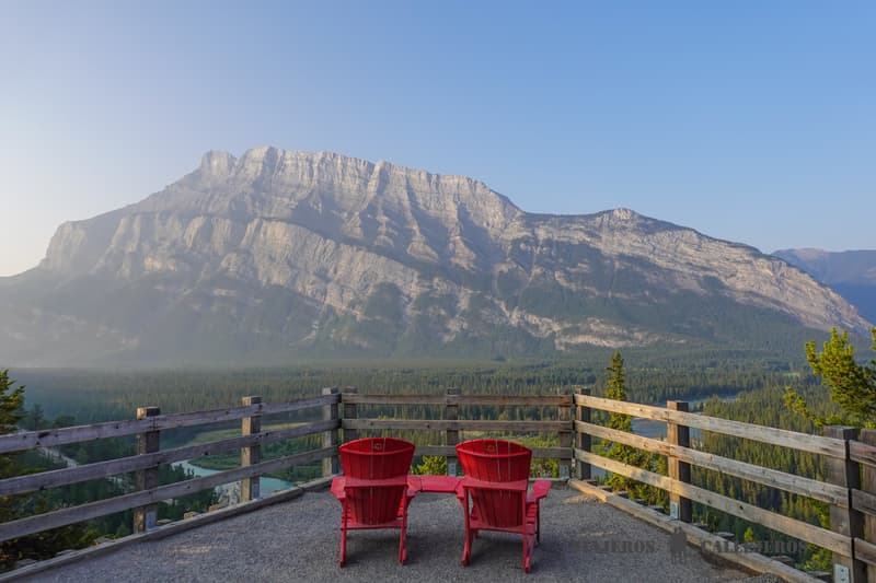 Area picnic en los Hoodod en el Parque Nacional Banff