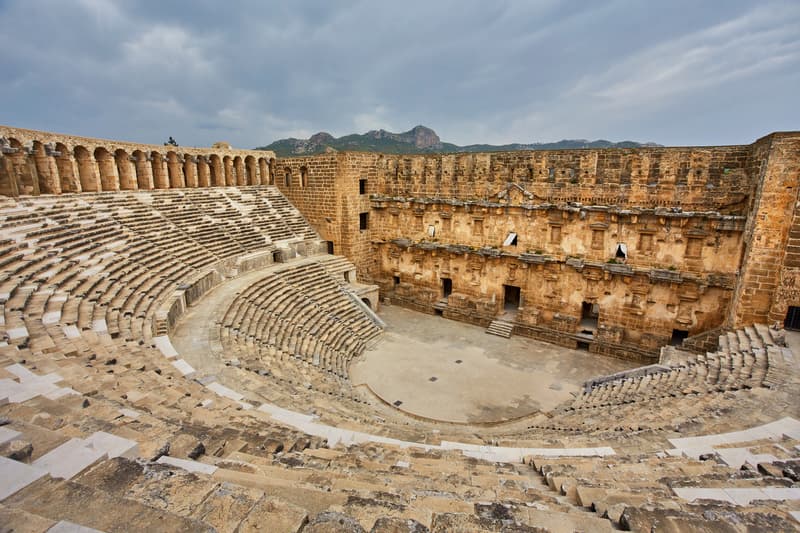 Aspendos, otro de los lugares que ver en los alrededores de Antalya