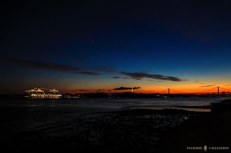 Atardecer en la ruta por Lisboa en tres días