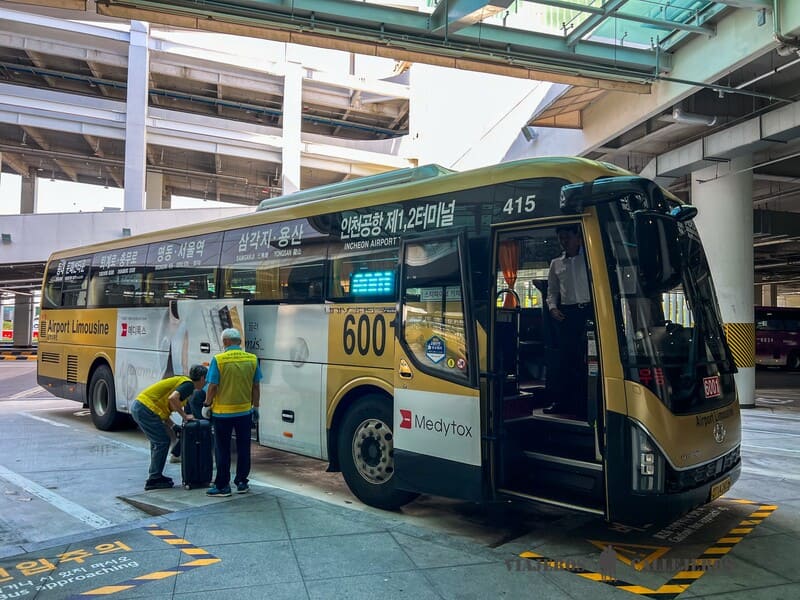 autobus como ir del aeropuerto de seul al centro