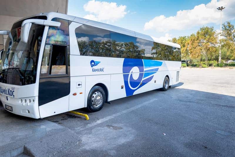 Autobús para viajar a Turquía