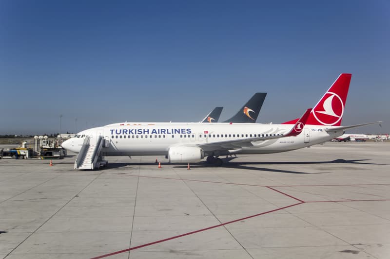 Avión para viajar a Turquía