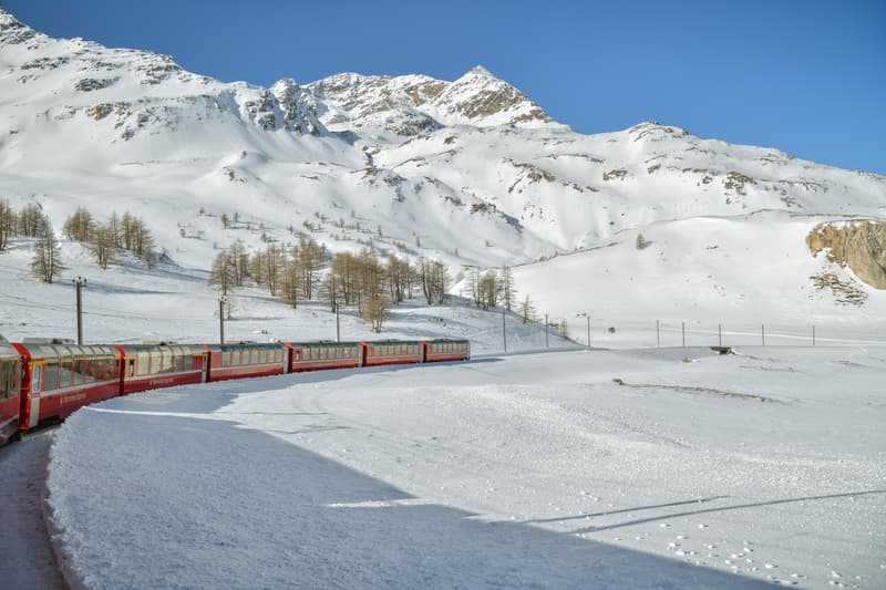 Bernina Express en el Grand Train Tour of Switzerland