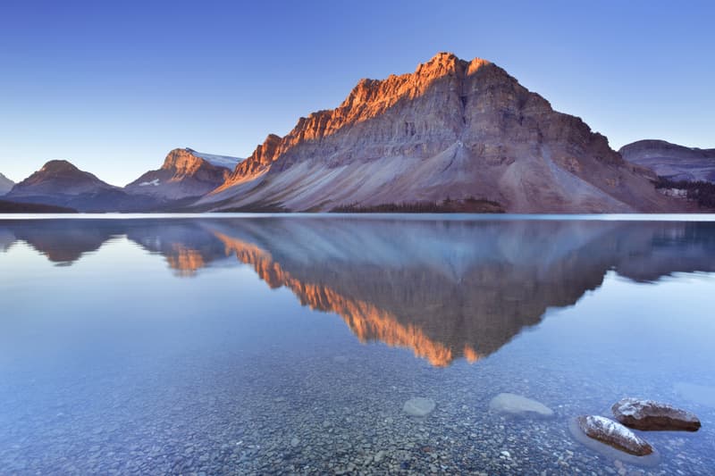 Bow Lake en la autopista 93