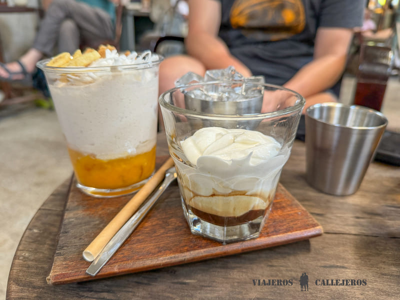 Café en los restaurantes de Hue