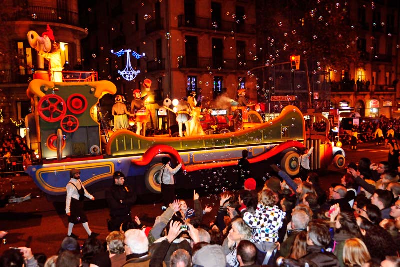 Cabalgata de Reyes Magos en Barcelona