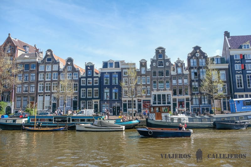Canal Singel en la ruta por Ámsterdam en dos días
