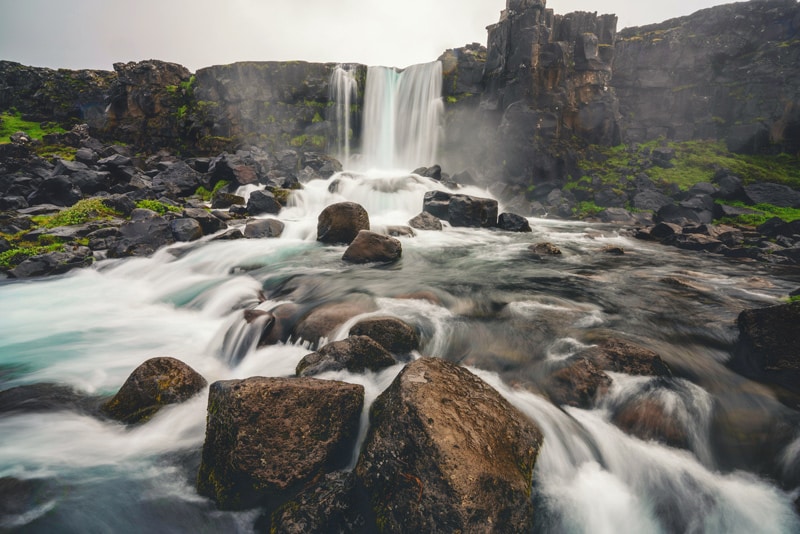 Öxarárfoss cascada Islandia Círculo Dorado