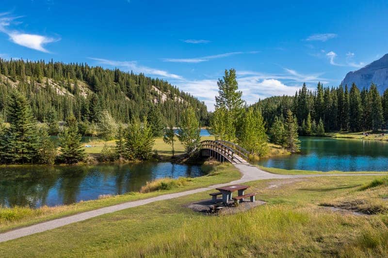 Cascade Ponds en el Parque Nacional de Banff