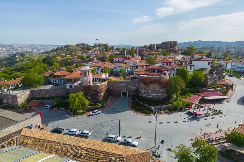 Castillo de Ankara en las rutas por Turquía