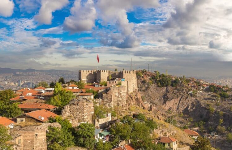 Castillo de Ankara en Turquía