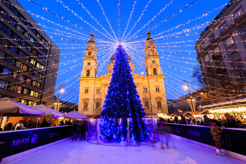 pista de hielo en budapest