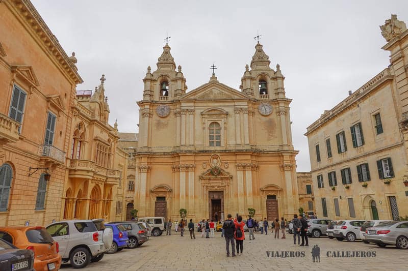 Catedral San Pablo de Mdina en los consejos para viajar a Malta