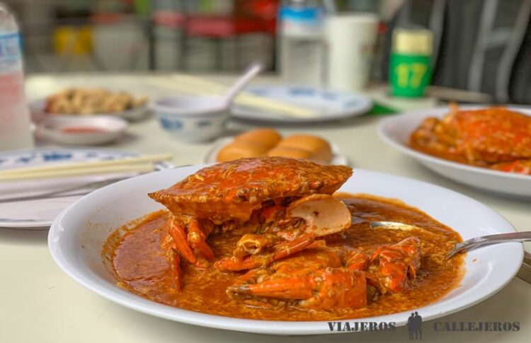Chili Crab, uno de los platos que no puedes dejar de probar en los restaurantes donde comer en Singapur