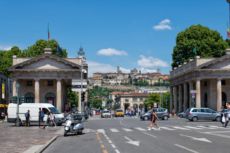 ciudad baja de bergamo