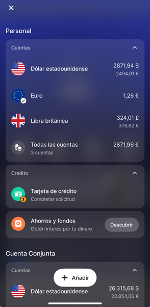 Cuentas Revolut