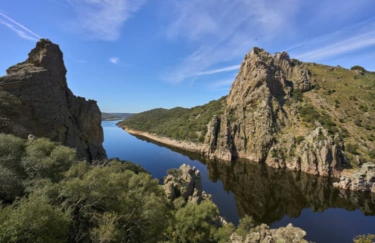 Parque Nacional de Monfragüe en la ruta por Extremadura en coche