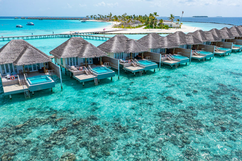 villas agua Maldivas