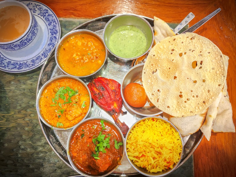 comida viajar India