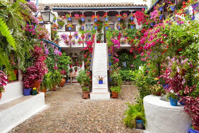 Uno de los patios de San Basilio