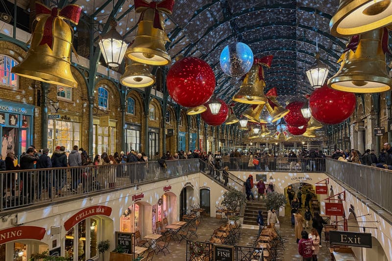 Covent Garden navidad en londres