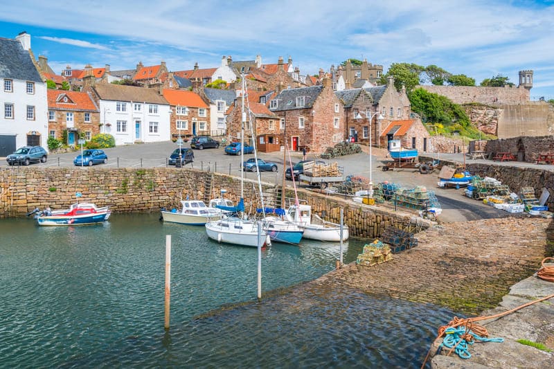 crail costa fife escocia