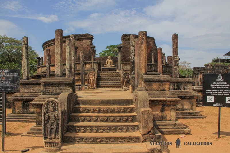 Cuadrángulo sagrado en Polonnaruwa