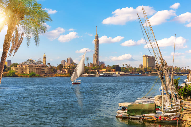 Crucero por el nilo en El Cairo