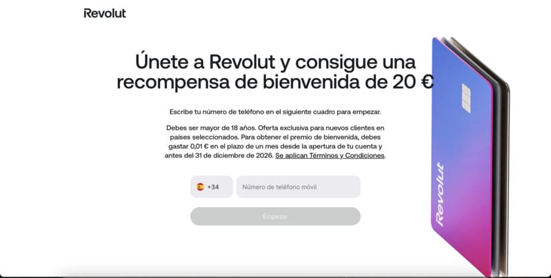 Cómo abrir una cuenta Revolut