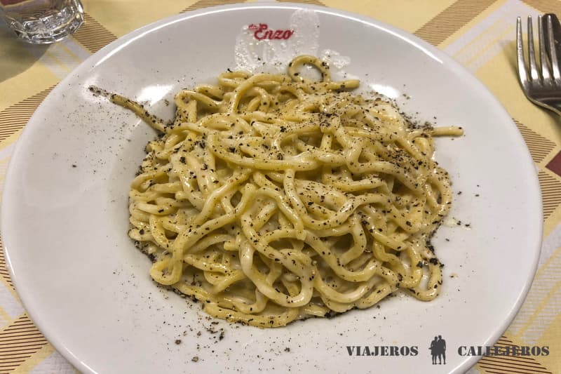 Da Enzo restaurantes donde comer en el Trastevere