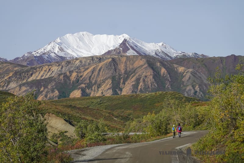 Denali en una ruta por Alaska