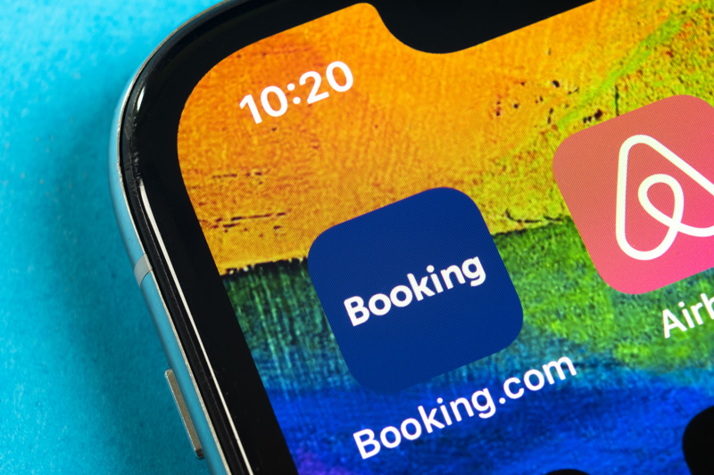La app de Booking es muy fácil de utilizar