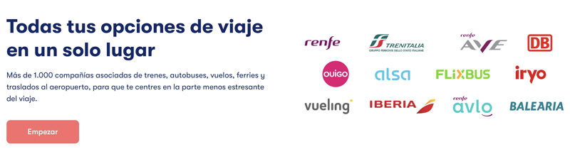 Empresas asociadas a OMIO