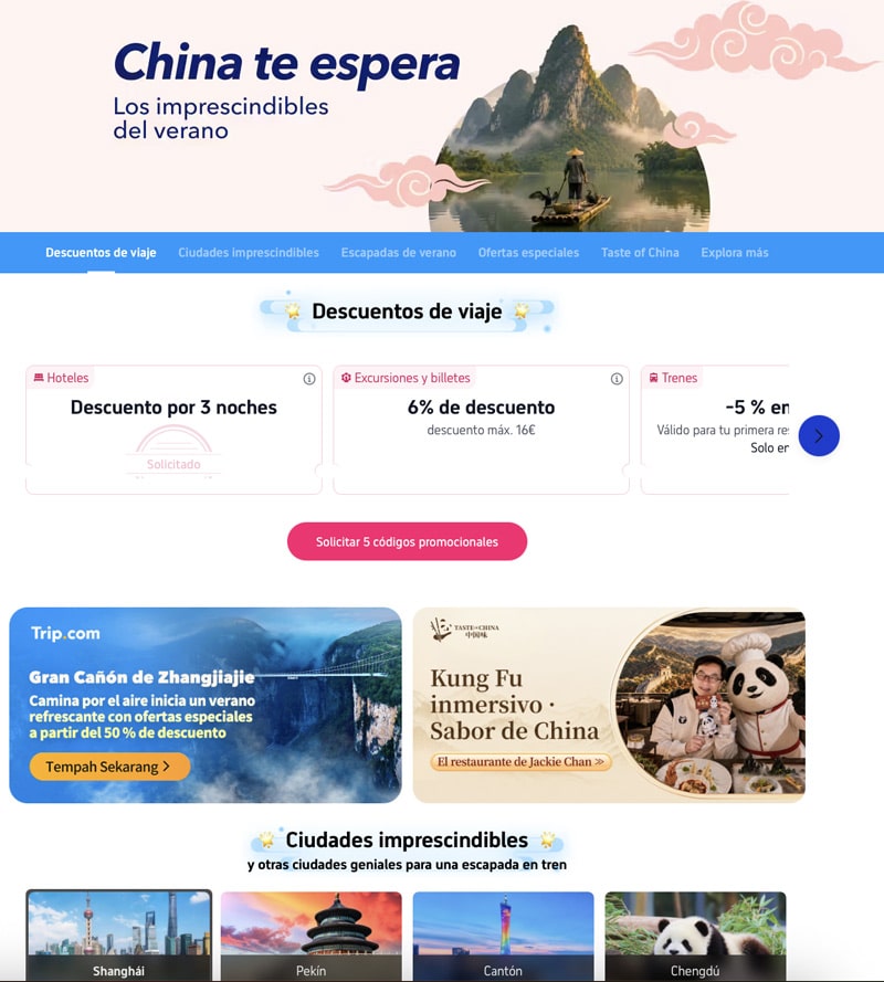 Ofertas en China