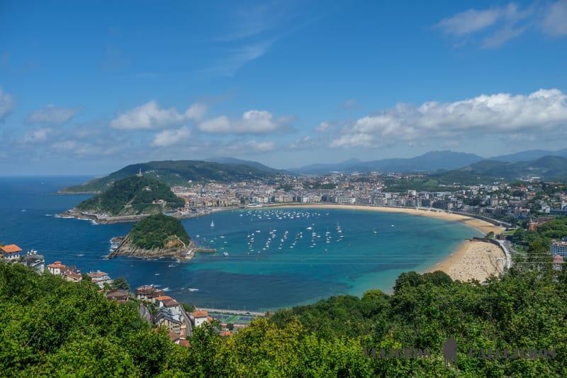 Vistas de la ciudad para saber dónde alojarse en San Sebastián