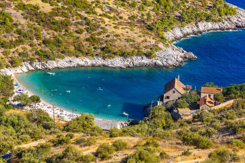 Playa Dubovica, playas de Croacia