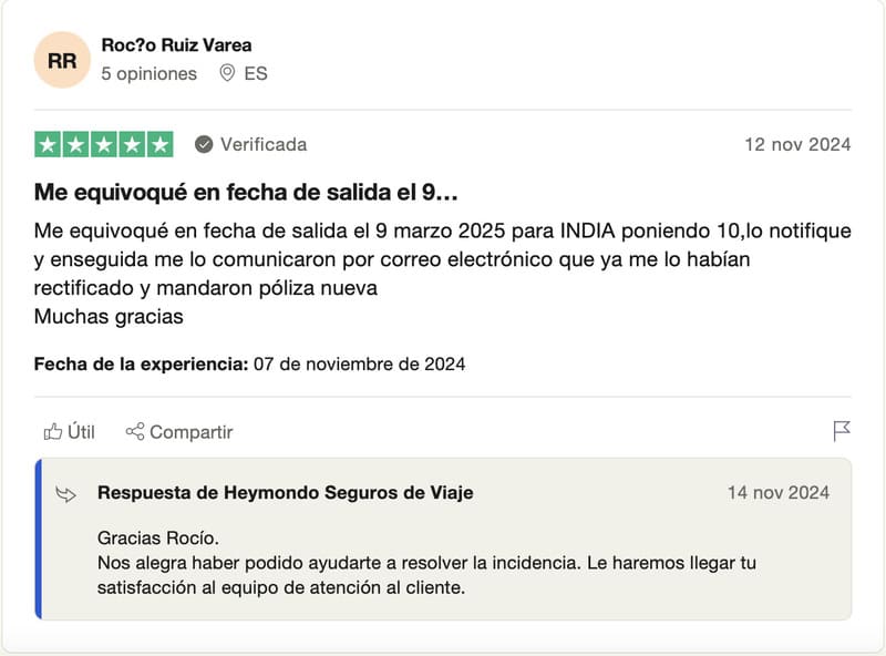 Resolución de errores Heymondo opiniones